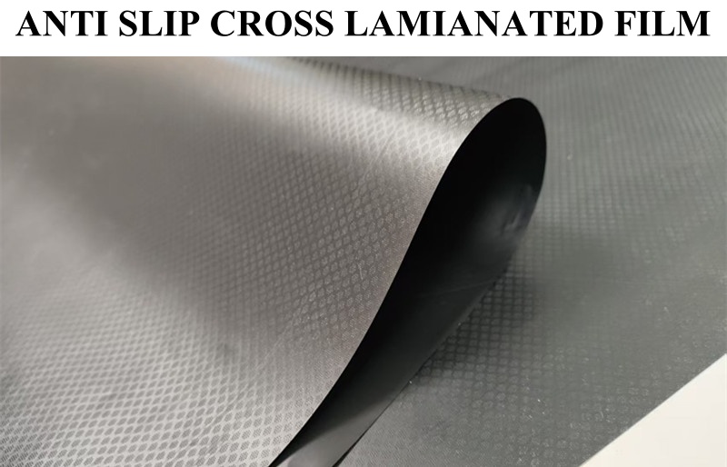 Anti-slip cross laminated Film